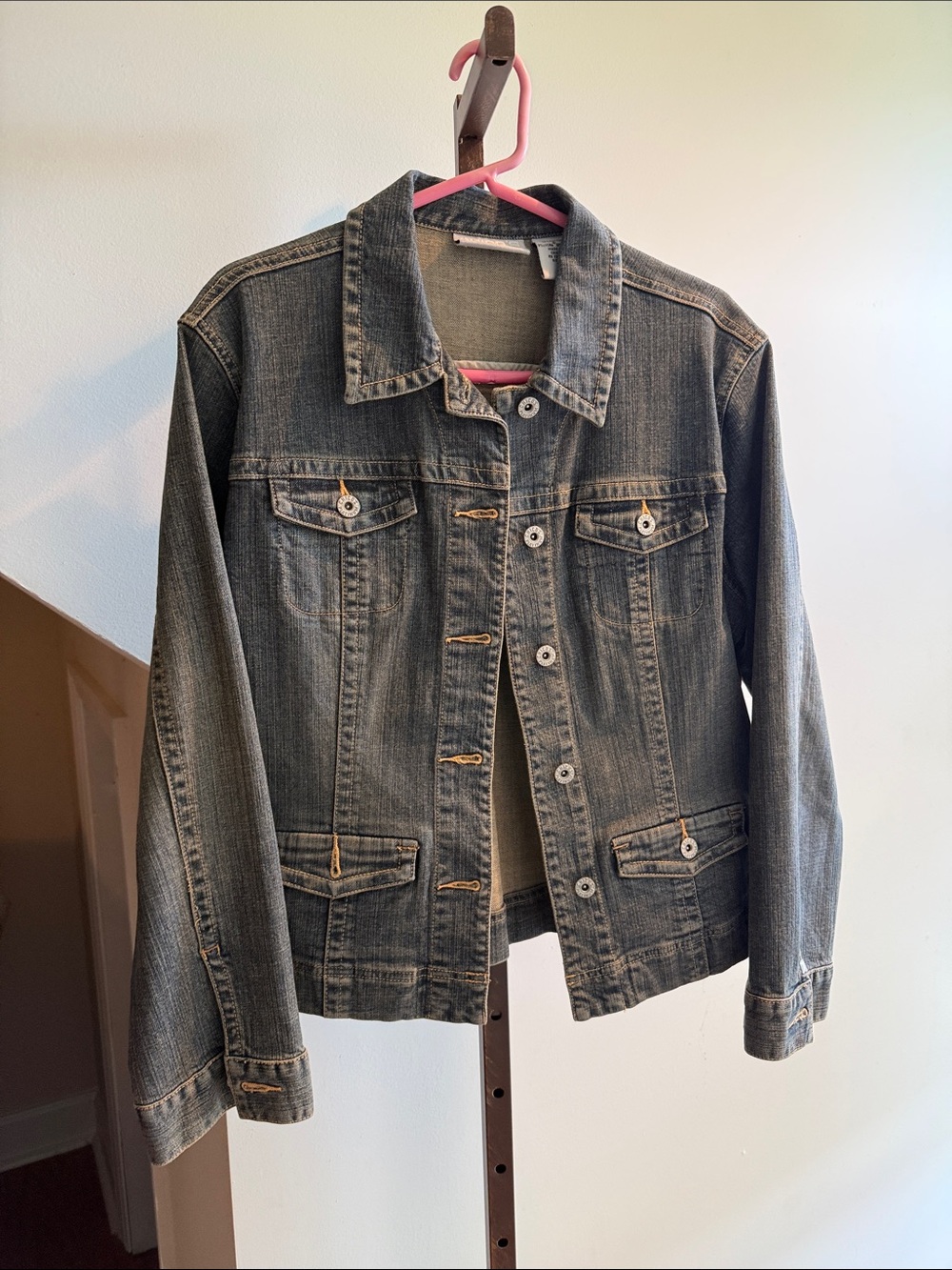 Chico’s Classic Women's Denim Jacket - Blue